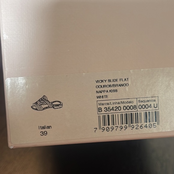 Alexandre Birman Vicky Knotted Slide Sandals - White  size 39 - Picture 7 of 9